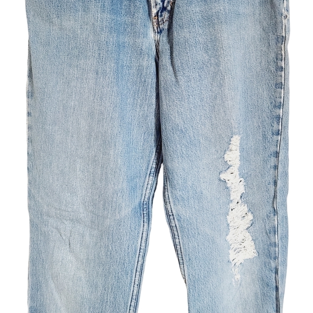 Vintage Gap Light Blue Classic Fit Distressed Mom Jeans Size 14L - Picture 3 of 15
